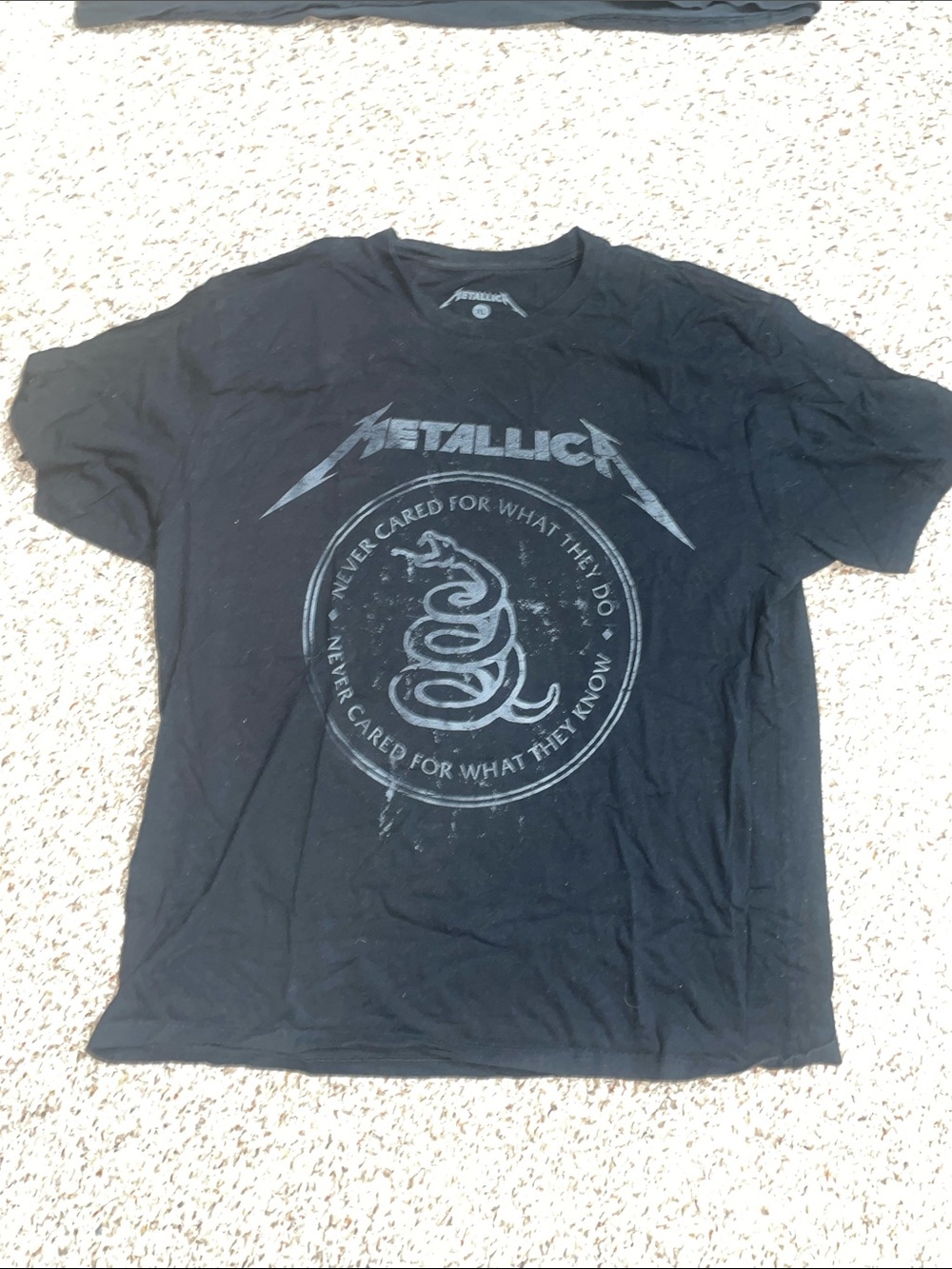 Metallica Black Short Sleeve Graphic Tee